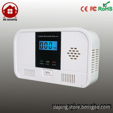low battery indicator CO detector with LCD Display